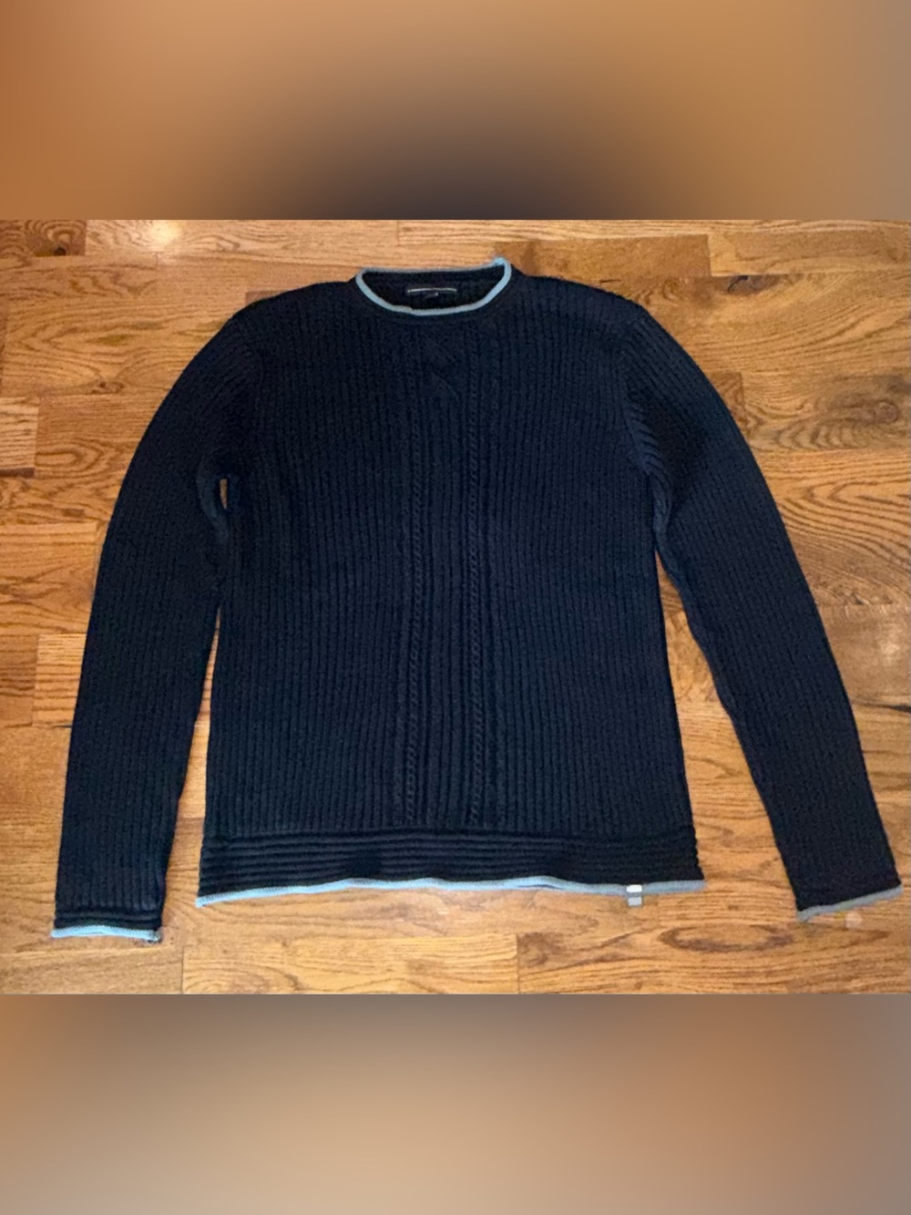 Vintage Y2K Le Jean De Marithé + François Girbaud Ribbed Black Sweater. Large.